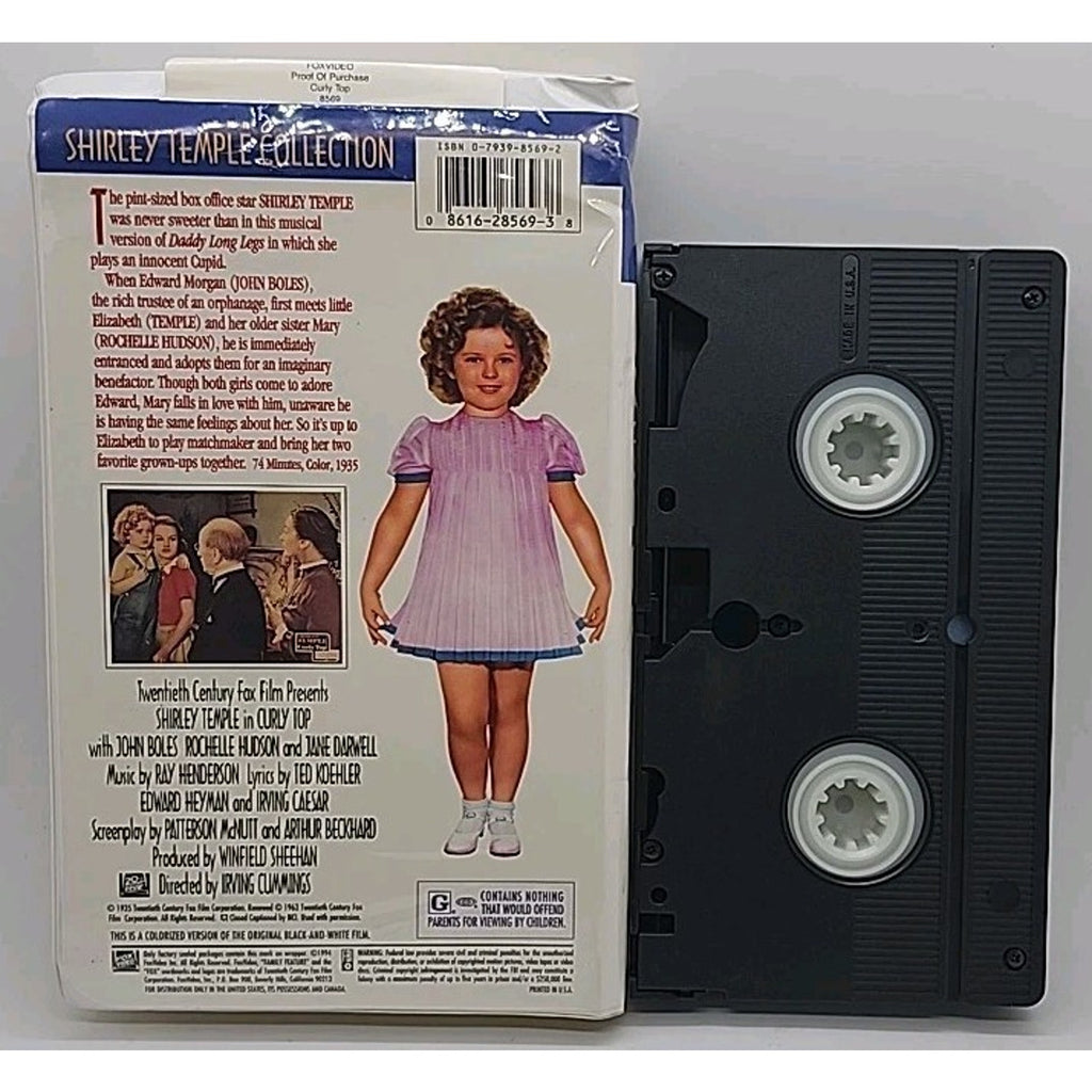 Shirley Temple Gift Set (VHS, 2000, 3-Tape Set)