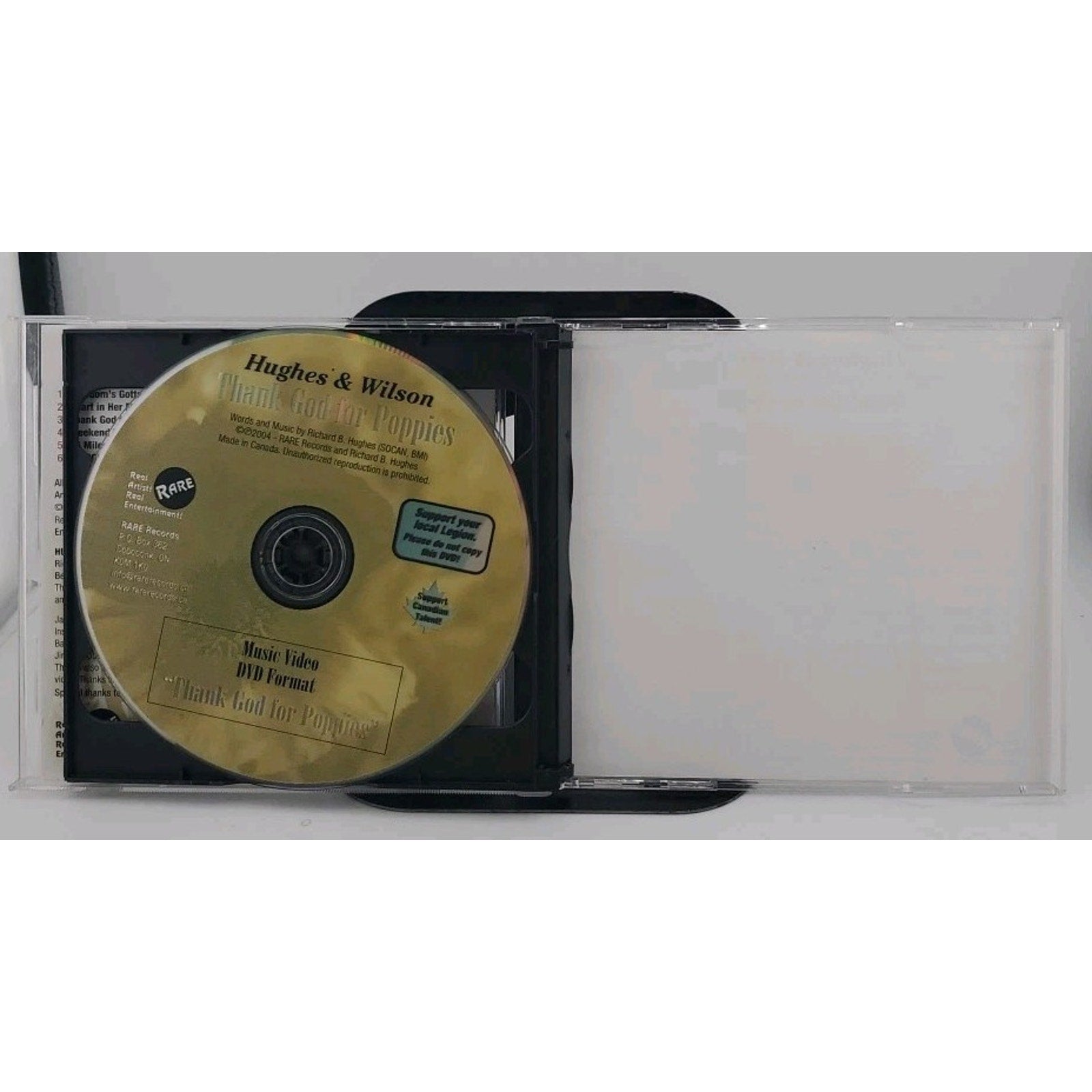 Thank God For Poppies CD - Hughes & Wilson