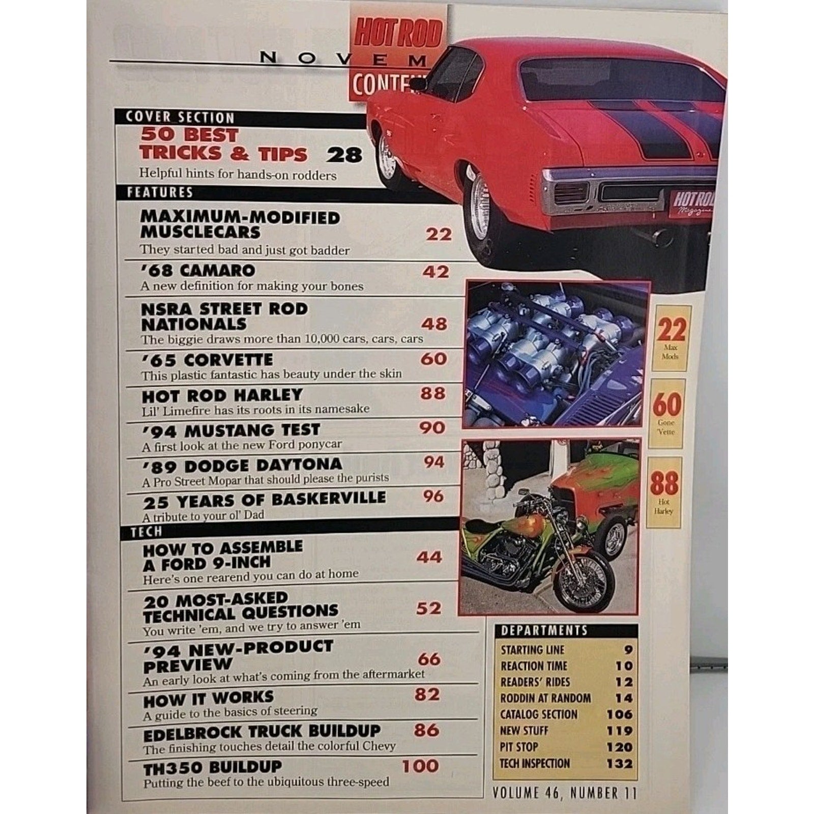 Hot Rod Magazine November 1993