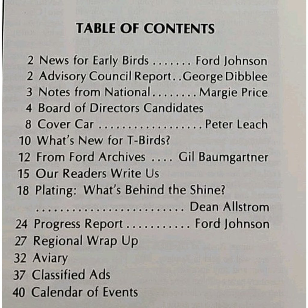 Early Bird Magazine November-December 1981