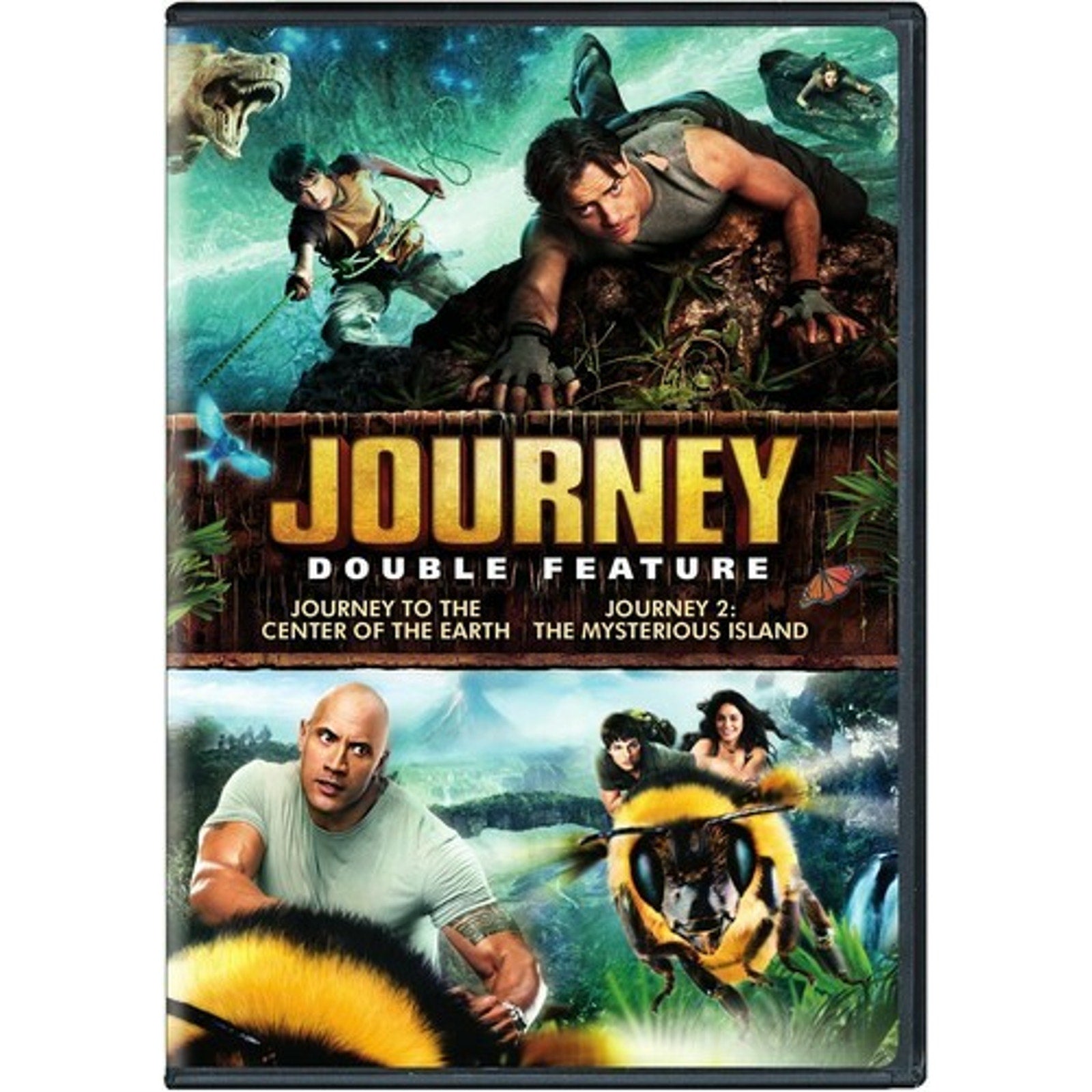 Journey to the Center of the Earth / Journey 2: The Mysterious Island (DVD)