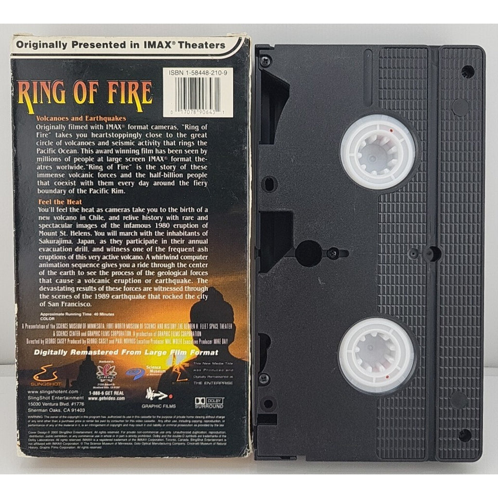 Ring of Fire VHS 2000 IMAX