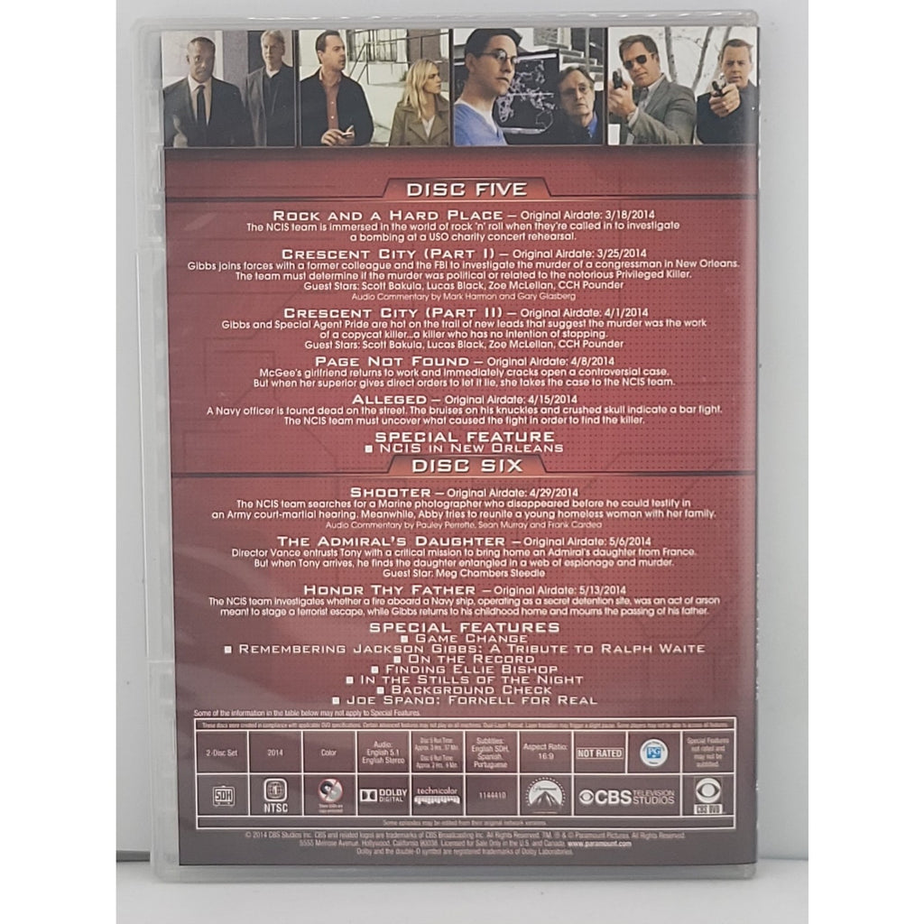 NCIS: The Eleventh Season (DVD, 2013) *Discs 5 & 6 Only*