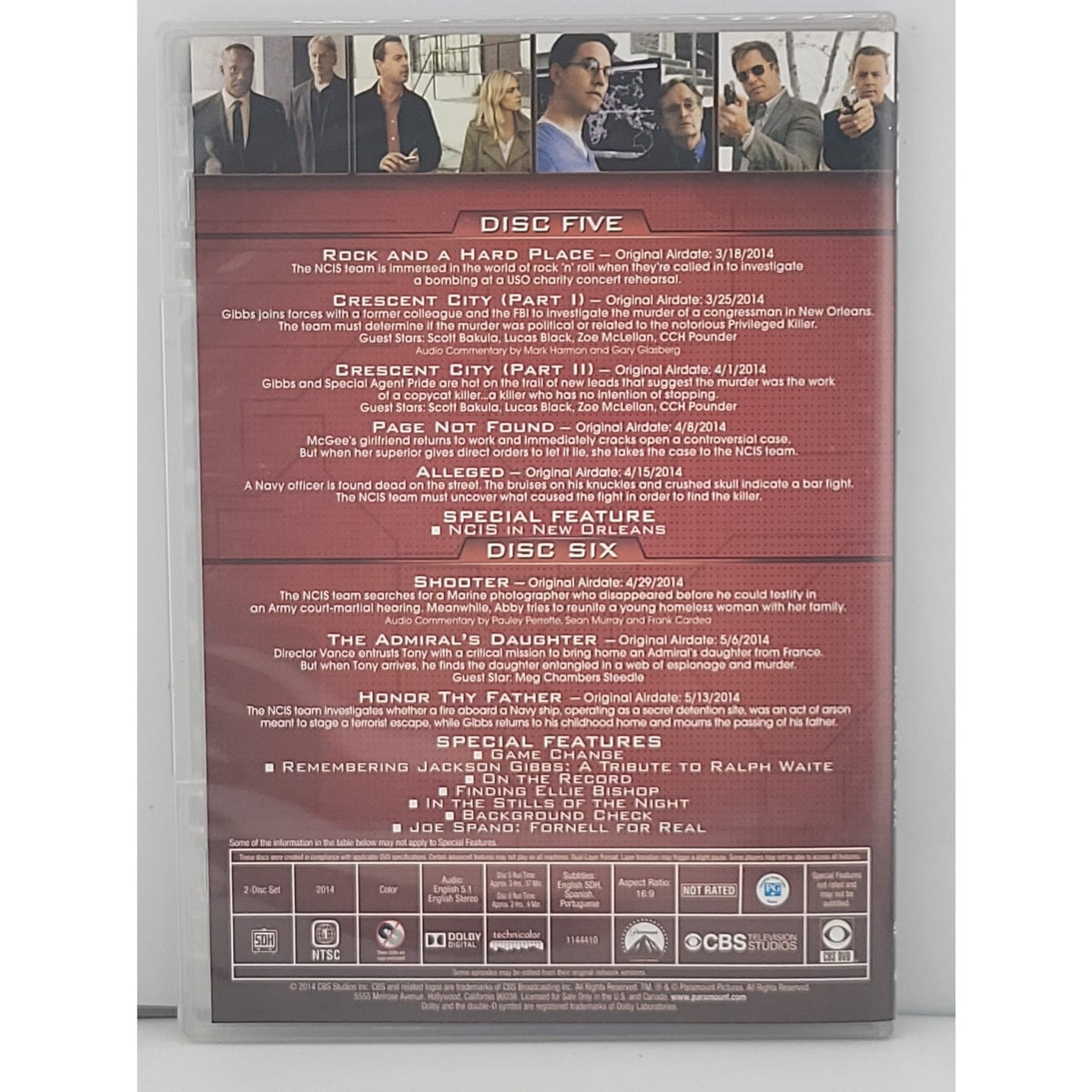 NCIS: The Eleventh Season (DVD, 2013) *Discs 5 & 6 Only*