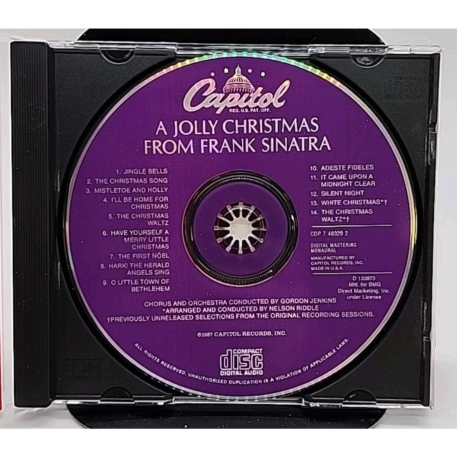 The Sinatra Christmas Album CD Capitol 1987