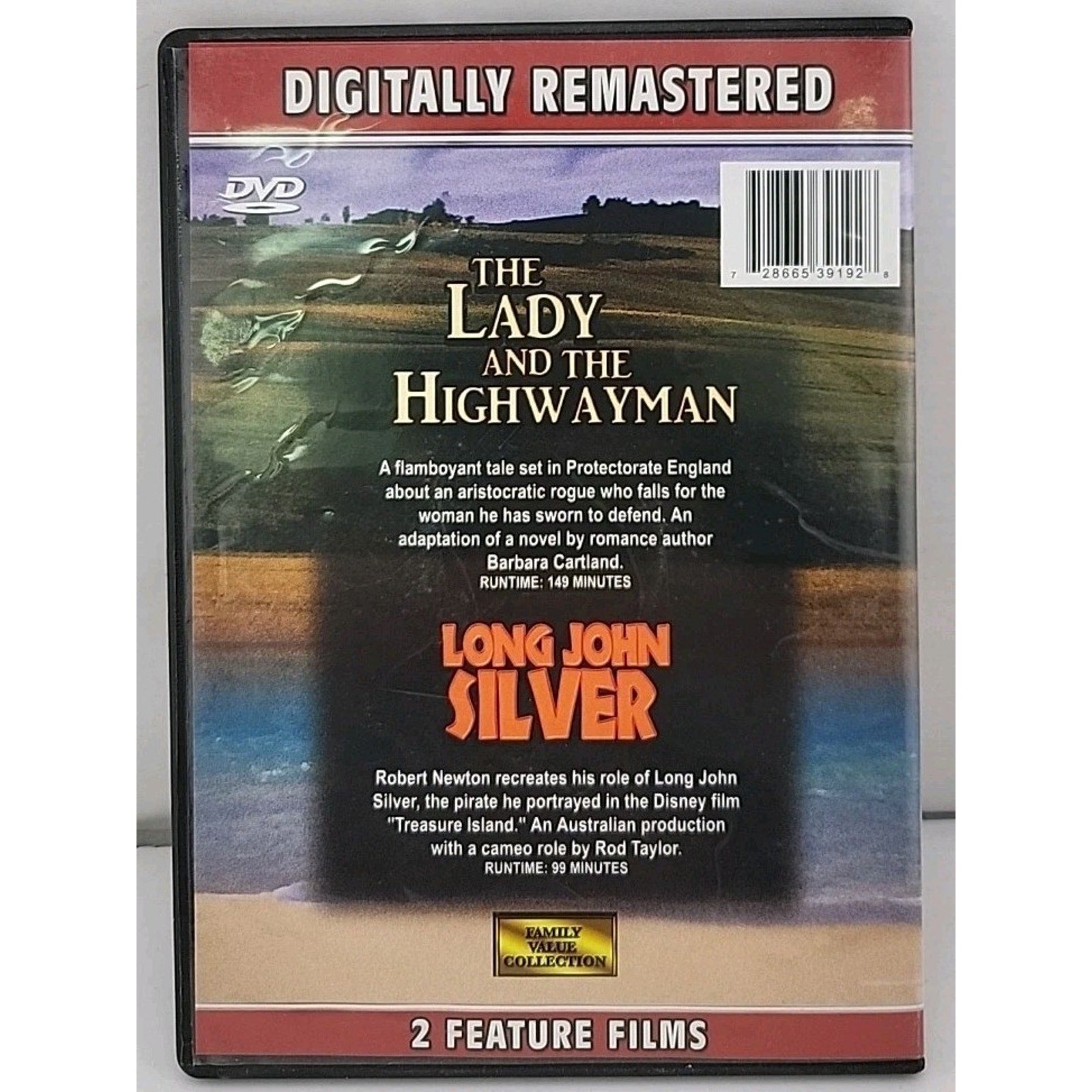 The Lady and the Highwayman/ Long John Silver DVD