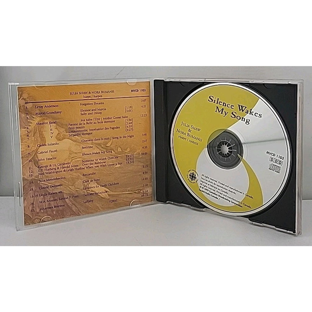 Silence Wakes My Song-Harp Mus by Anderson / Shaw / Bumanis (CD, 1999)