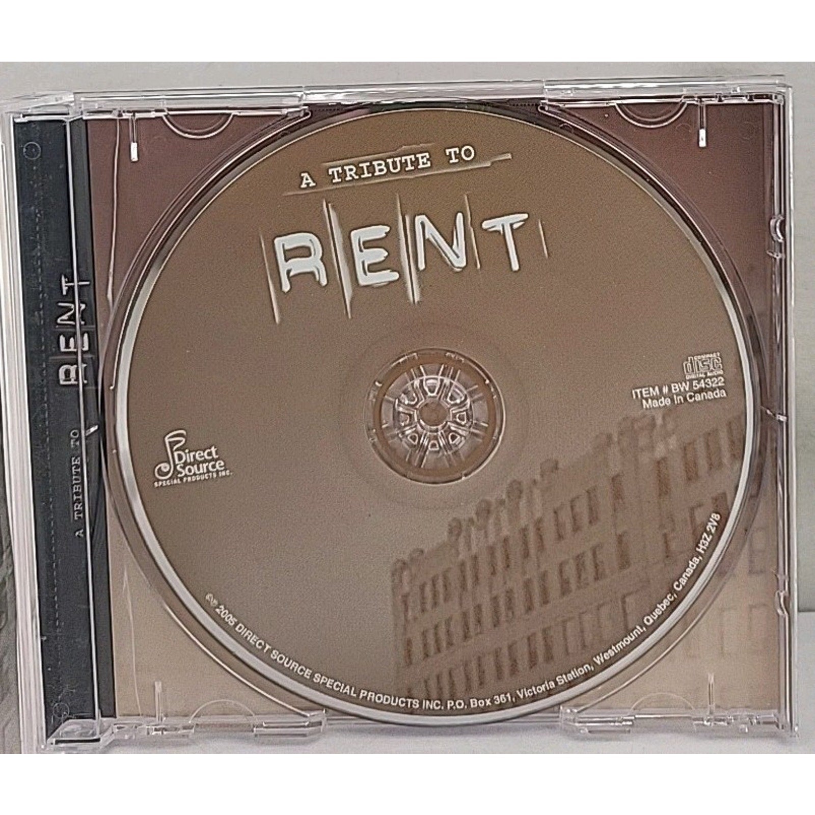 Tribute To Rent by Various [CD]