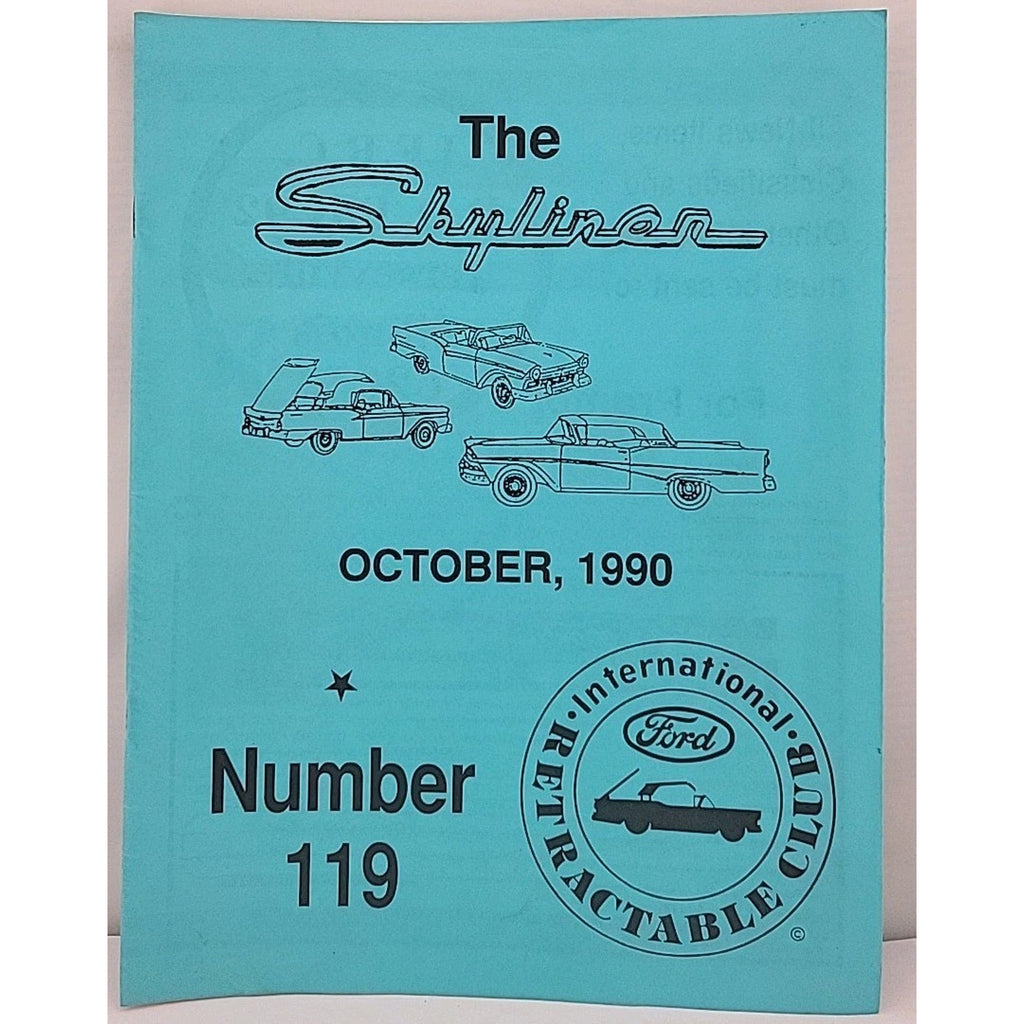 The Skyliner - International Retractable Club - October 1990 Number 119