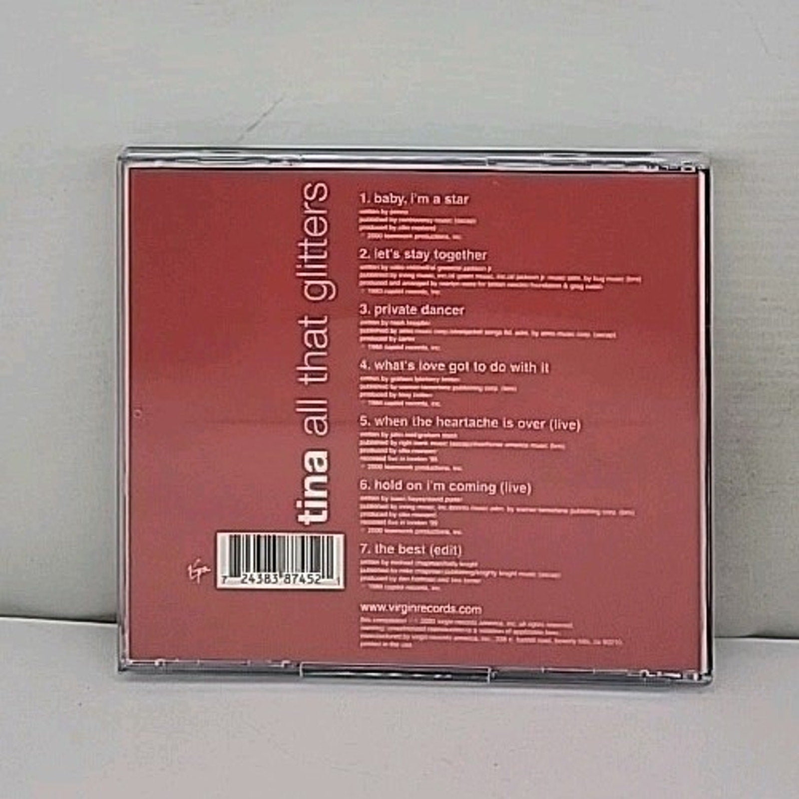 Tina Turner : All That Glitters CD