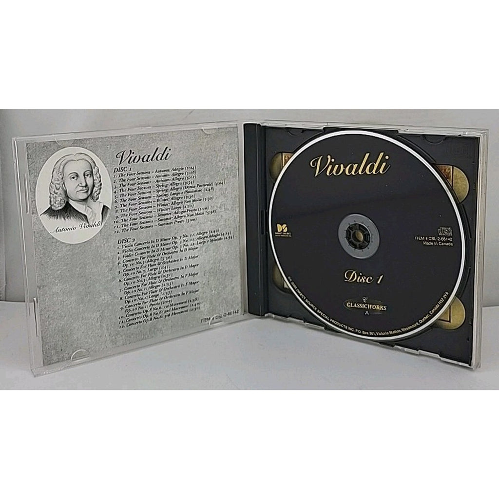 Classicworks by A. Vivaldi (2 CD Set, 2000)