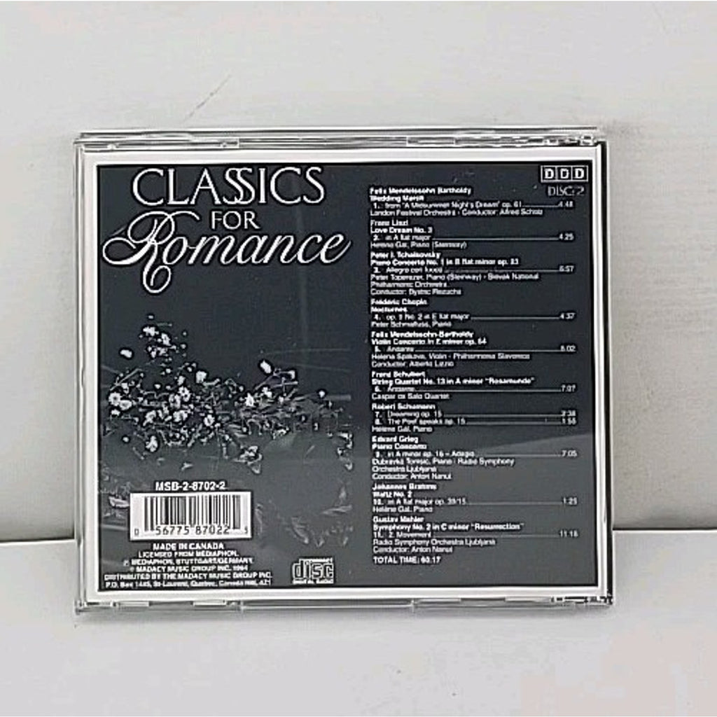 Classics for Romance by Various (CD, 1995) W/ Sleeve