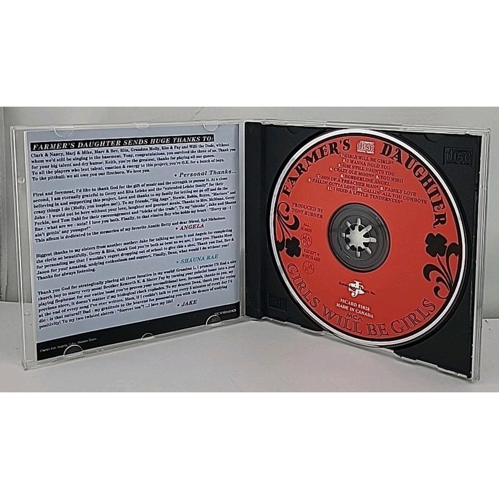 Girls will Be Girls - Music CD - Farmer's Daughter - - Stubble Jumper Music In