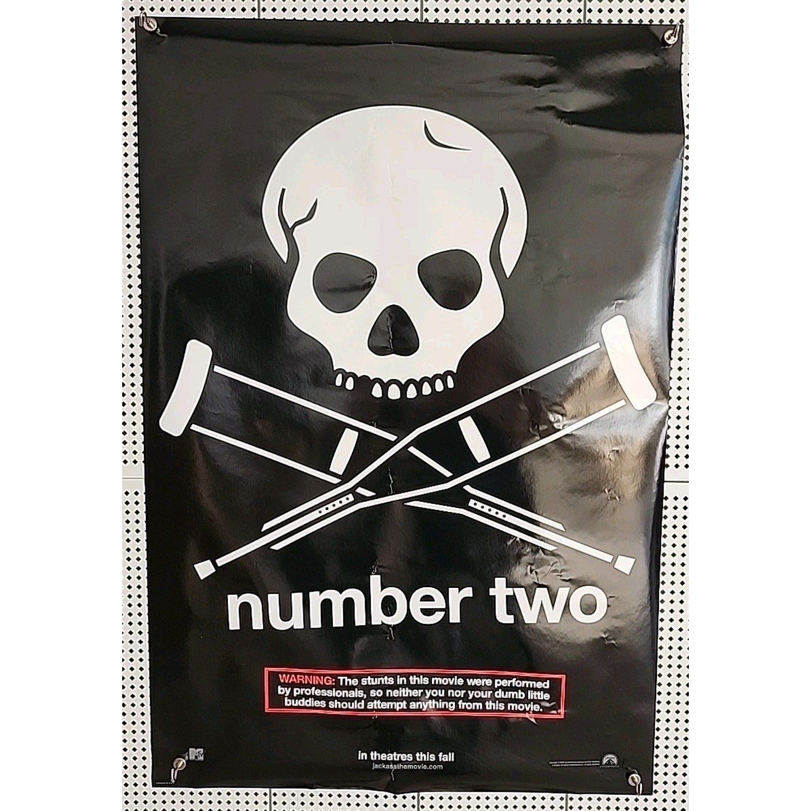 Jackass Number Two Original One Sheet Movie Poster - 2006