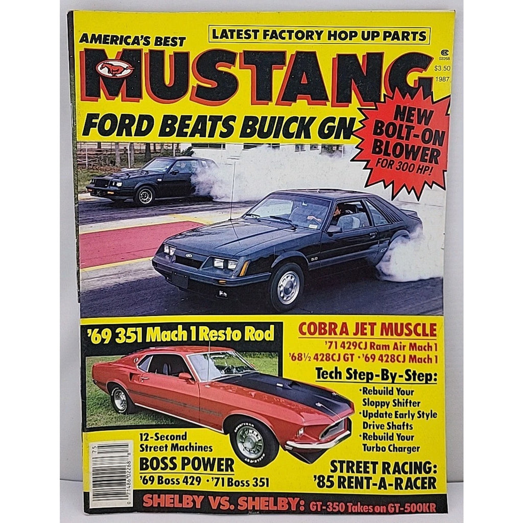 America's Best Mustang Magazine Volume 3 Number 1 1987