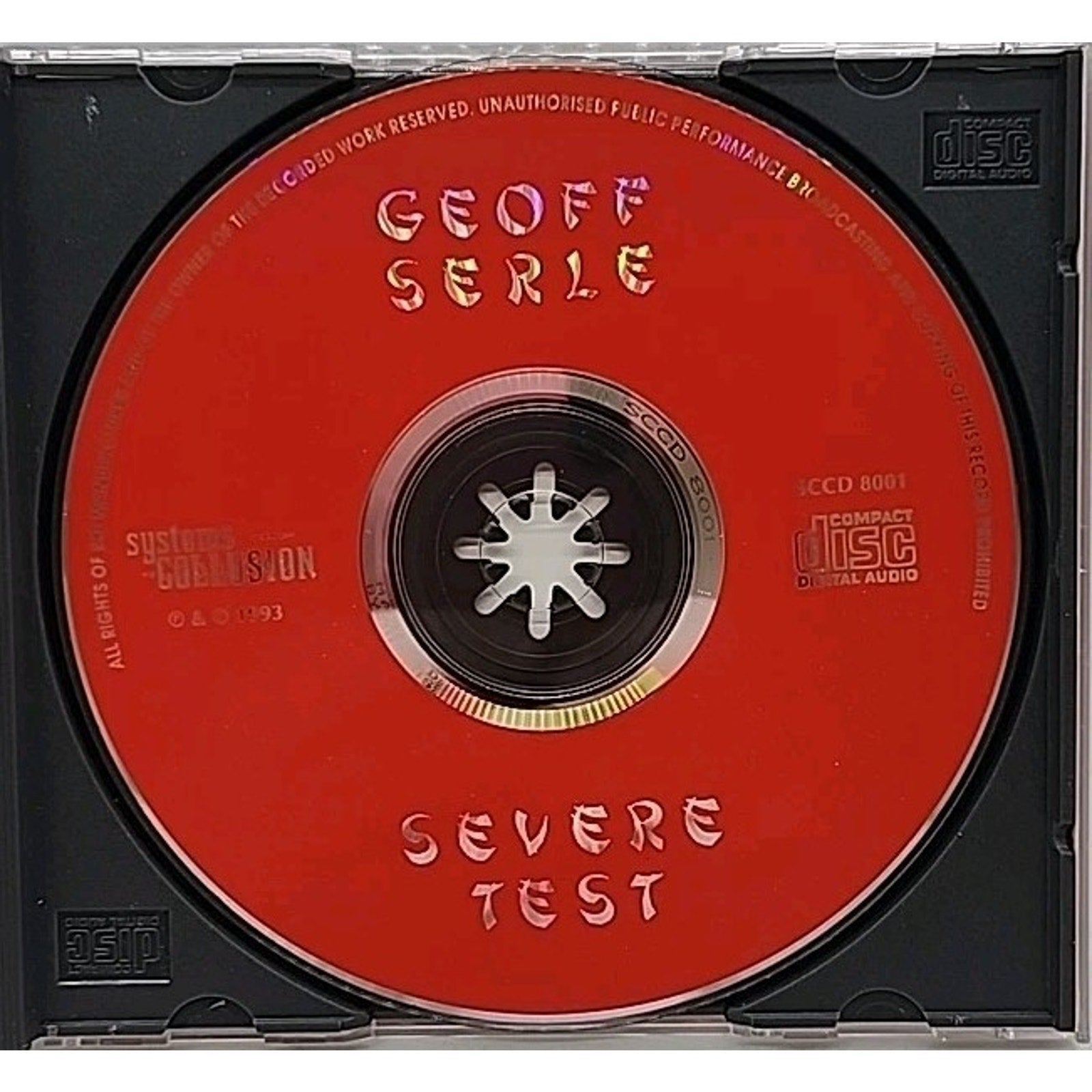 Severe Test by Geoff Serle (CD, 1993, Systems Collusion)