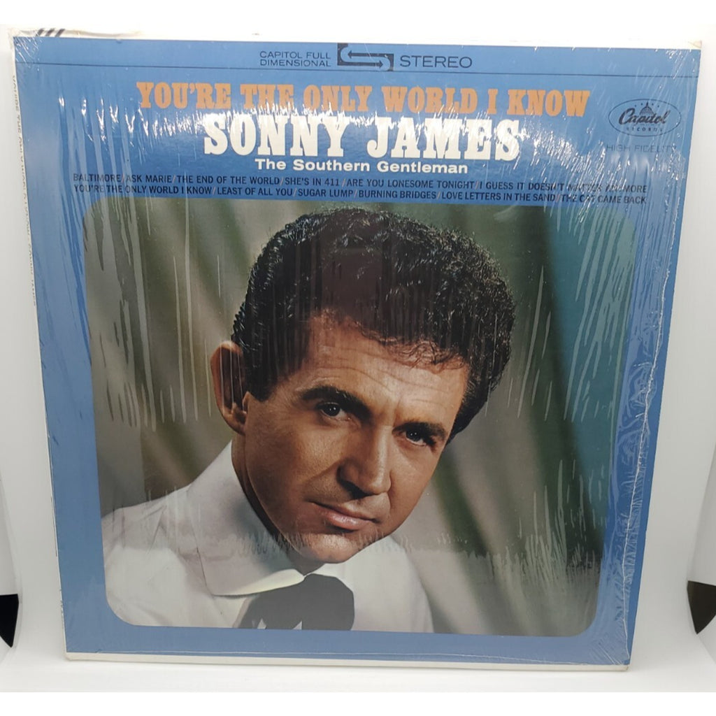 SONNY JAMES You're The Only World I Know 12" Vinyl Record Album LP Original