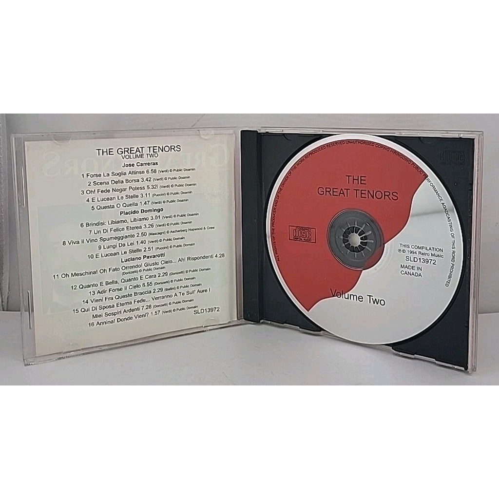 Vol. 2 by Domingo / Pavarotti / Carreras (CD, 1995)