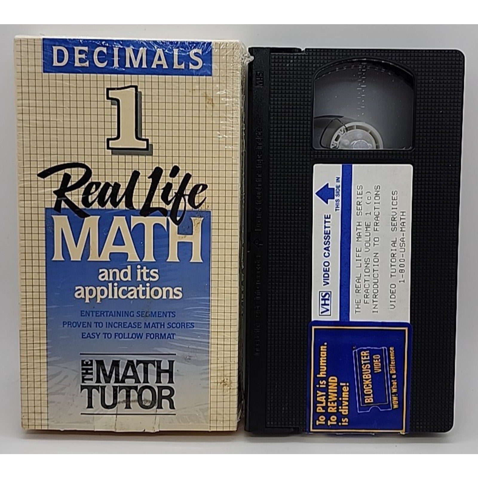 Decimals 1 - The Math Tutor - Real Life Math And Its Applications (VHS)