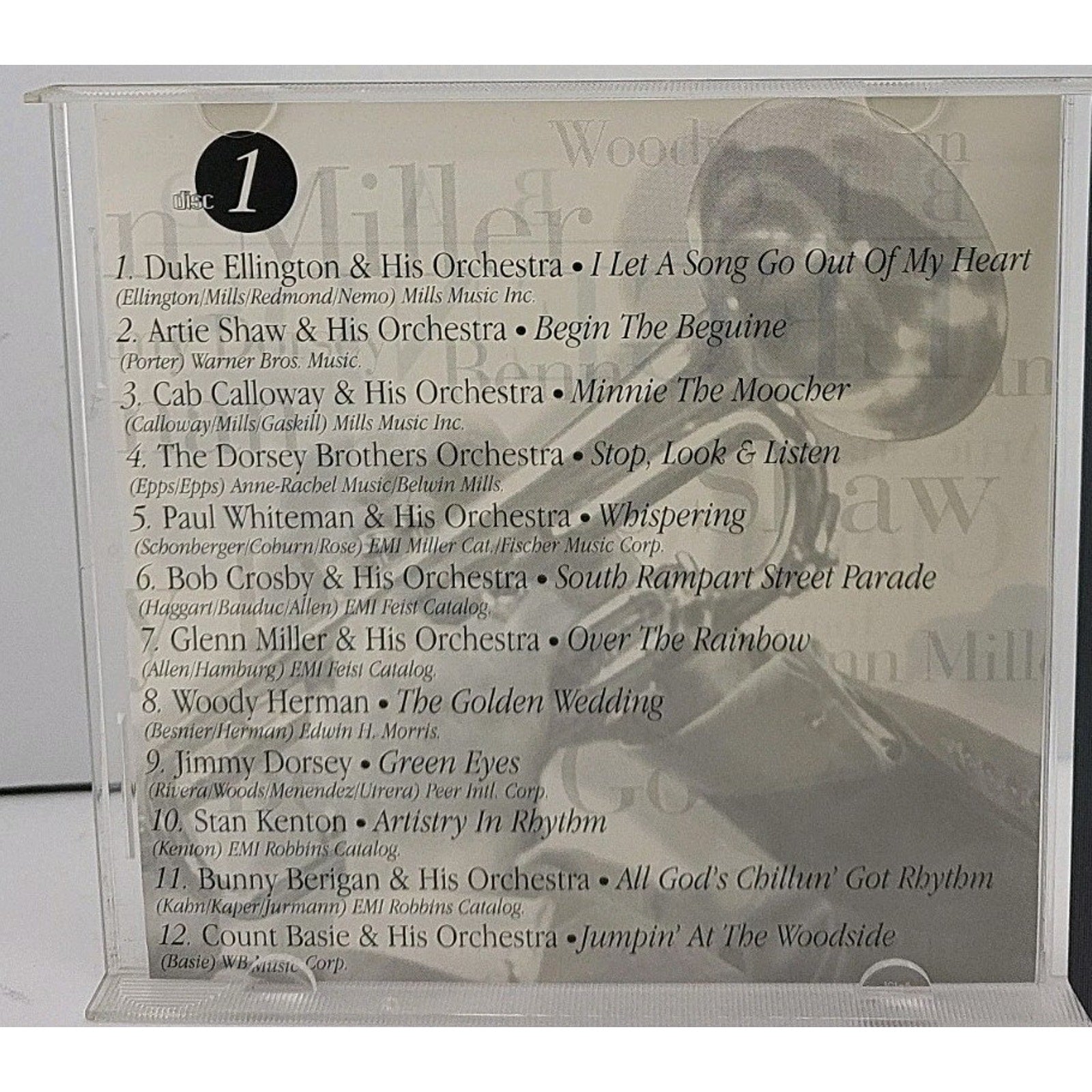 Big Band Legends - Disc 1 (CD, 1996, Master Tone)
