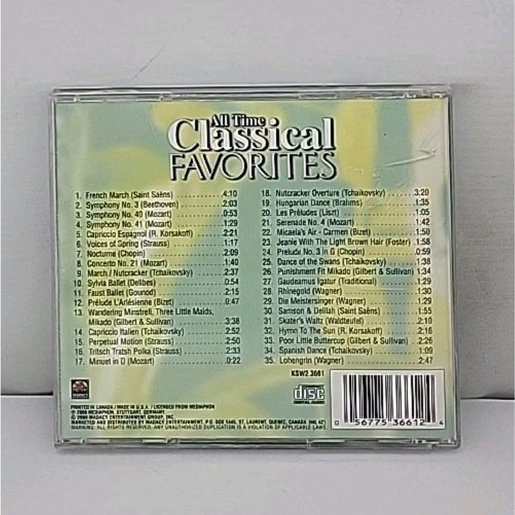 All Time Classical Favorites: Voices Of Spring Faust Ballet More, CD