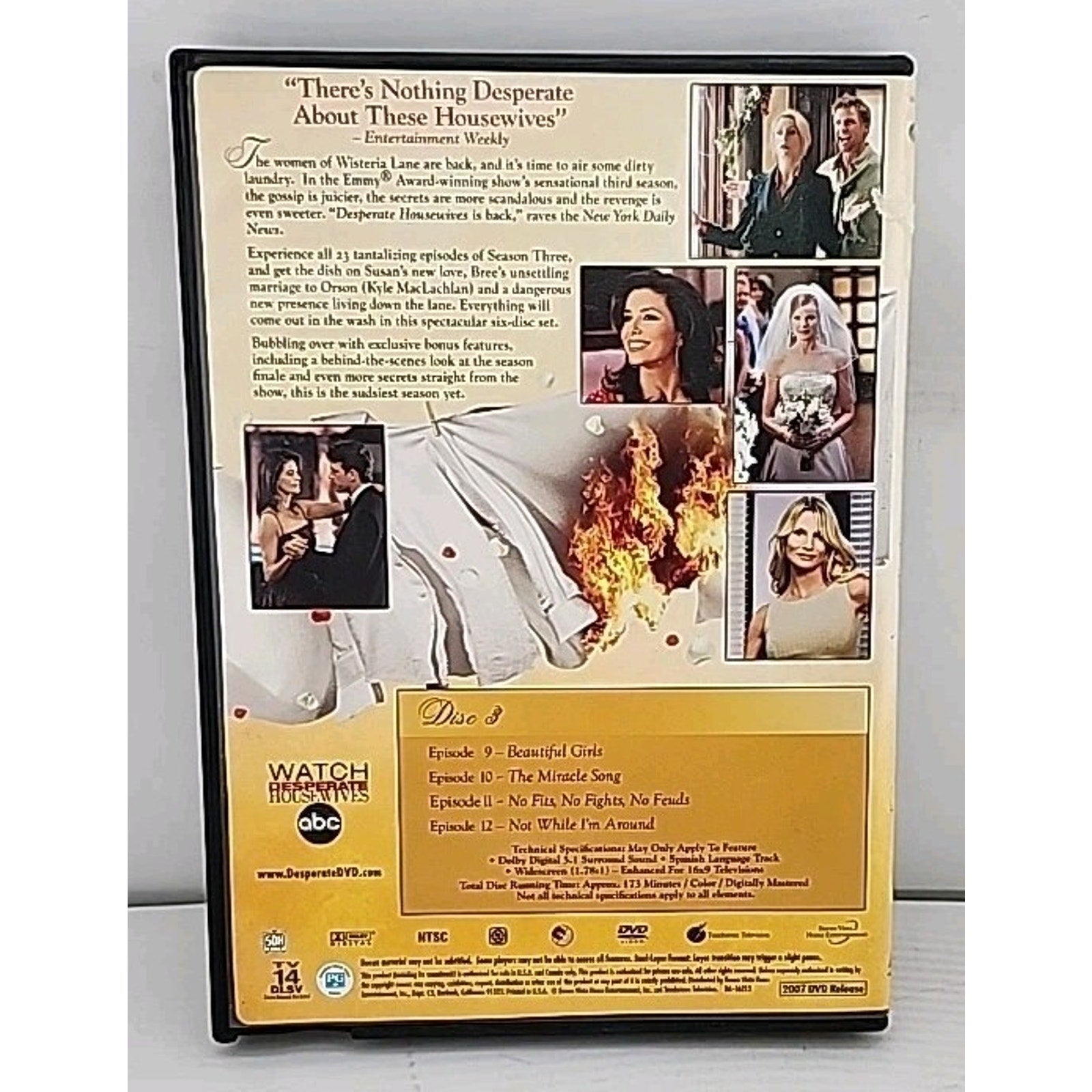 Desperate Housewives Season 3 Disc 3 (DVD)