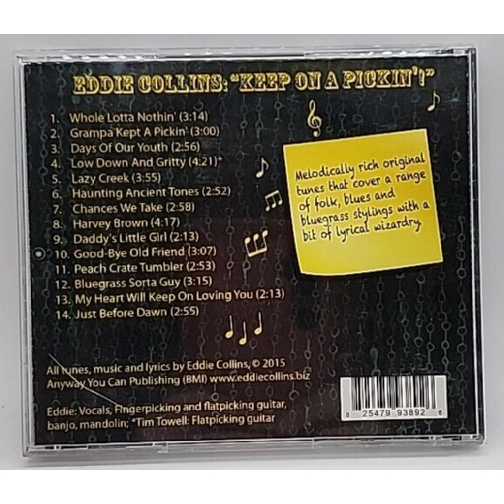 Eddie Collins Keep On A Pickin (CD)
