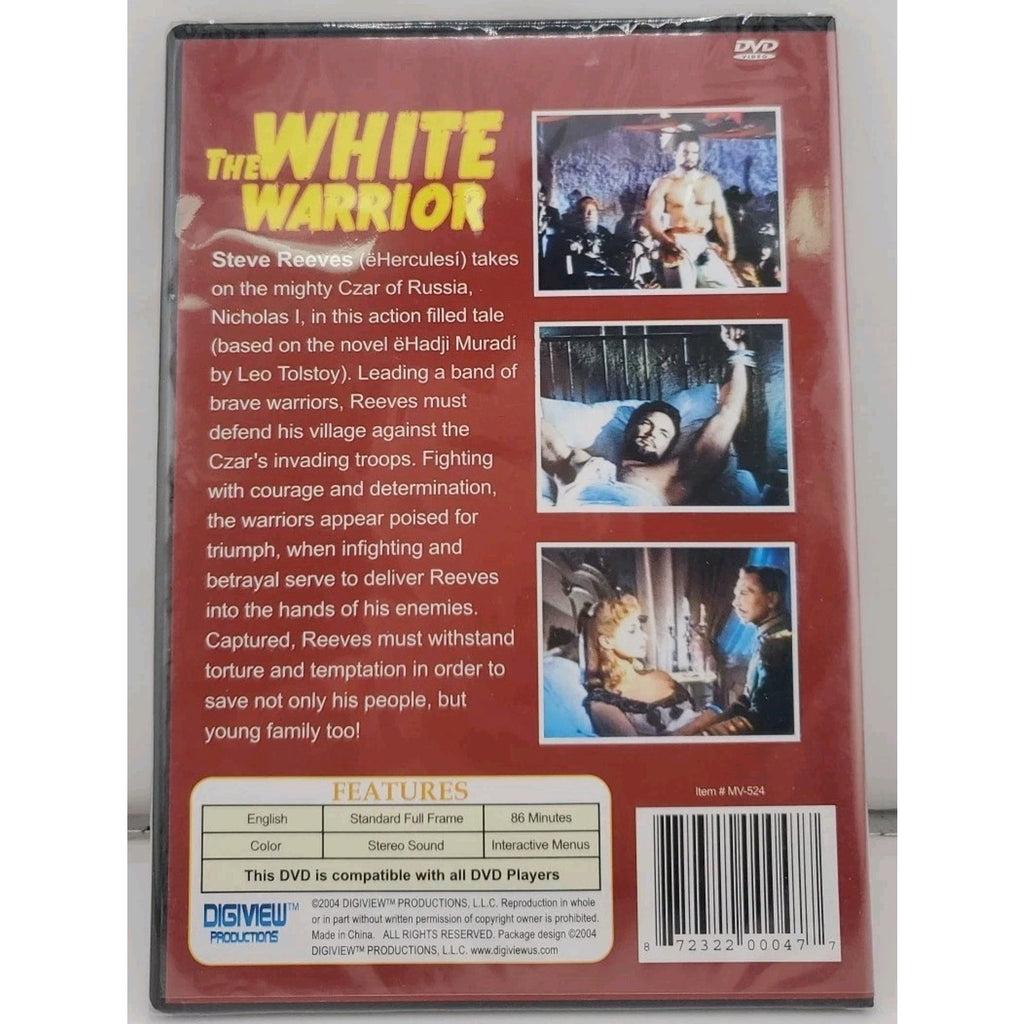 The White Warrior (DVD, 2004) *Brand New*