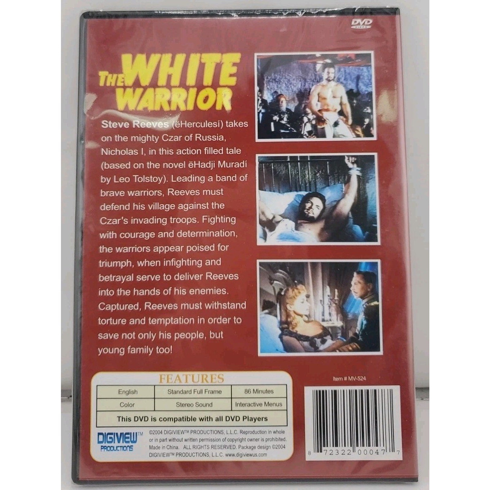 The White Warrior (DVD, 2004) *Brand New*