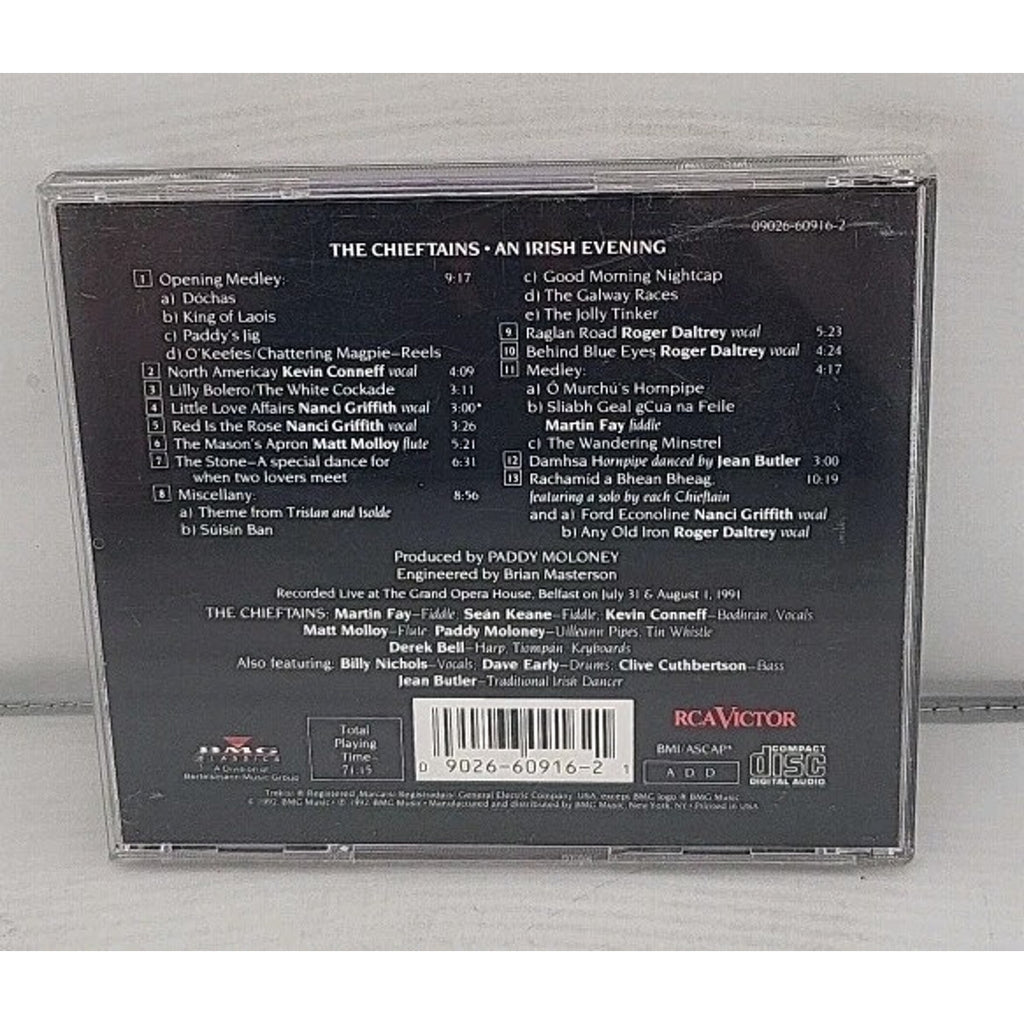 Irish Evening-Live at Grand Op by The Chieftains (CD, 1992)