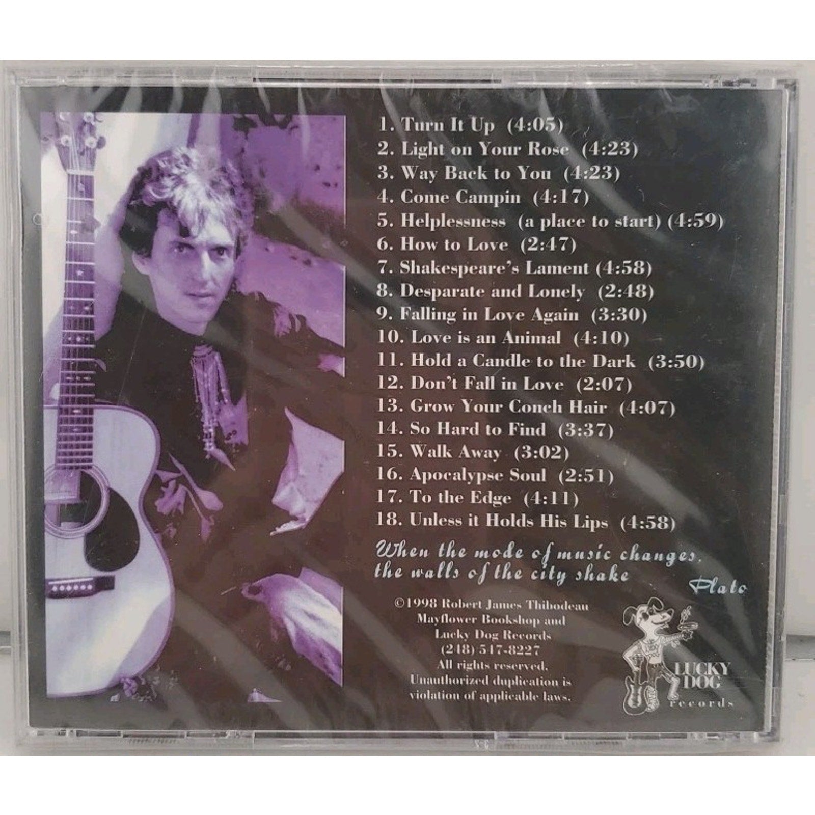Robert Thibodeau And The Stone Crickets - Turn It Up (CD) *Brand New*