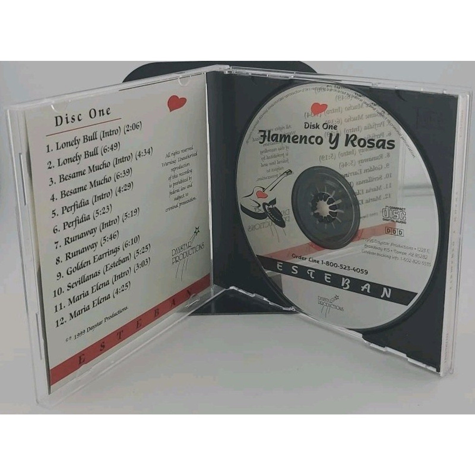 Flamenco Y Rosas by Esteban (CD, 1996)