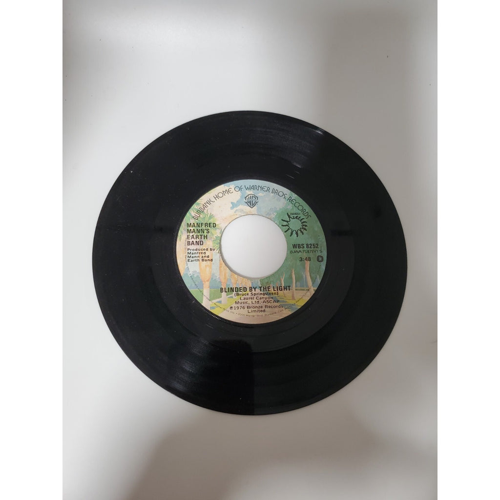 Manfred Mann's Earth Band - Blinded By The Light - 45RPM Record - Singles