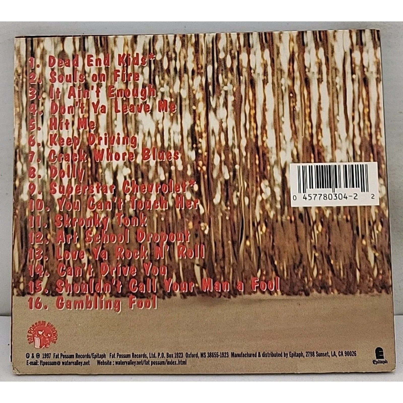 Souls on Fire by The Neckbones (CD, 1997, Epitaph (USA))