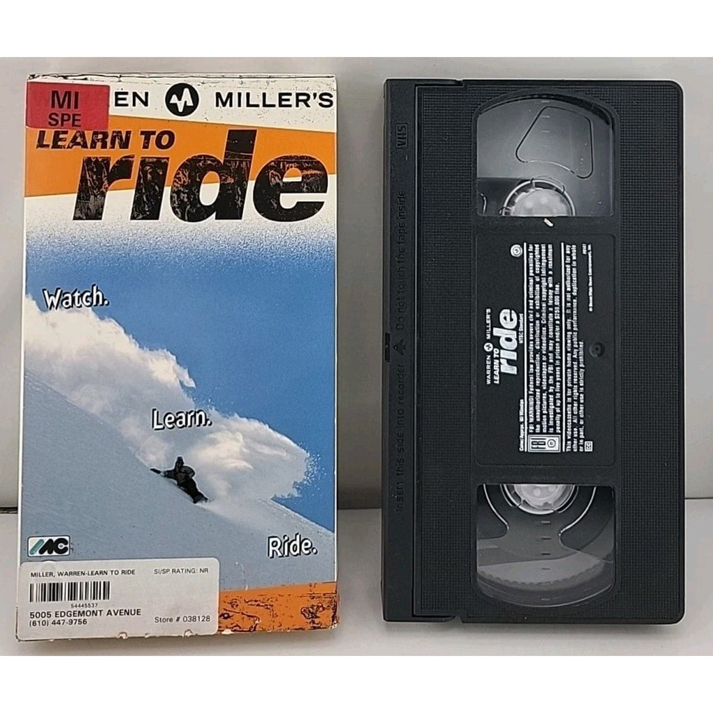 Warren Millers Learn to Ride (VHS, 2001)