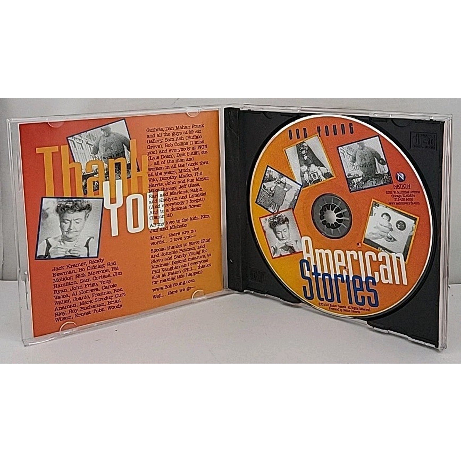American Stories by Bob Young (CD, Jul-2003, Nation Records (USA))
