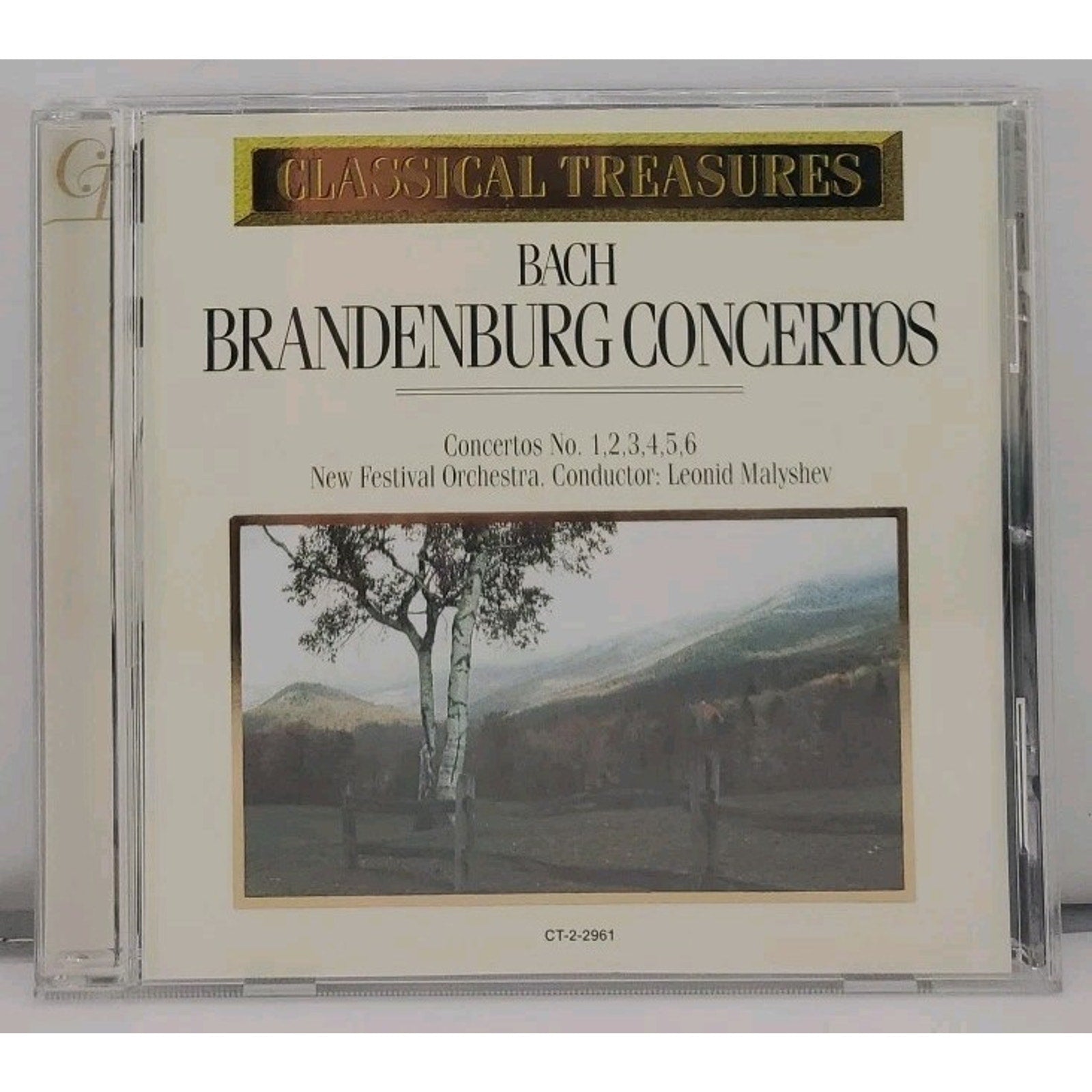 Classical Treasures - Bach: Brandenburg Concertos (CD, Madacy Records)