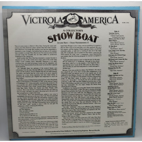 1976 Victrola America A Collector's SHOW BOAT Soundtrack Vinyl LP