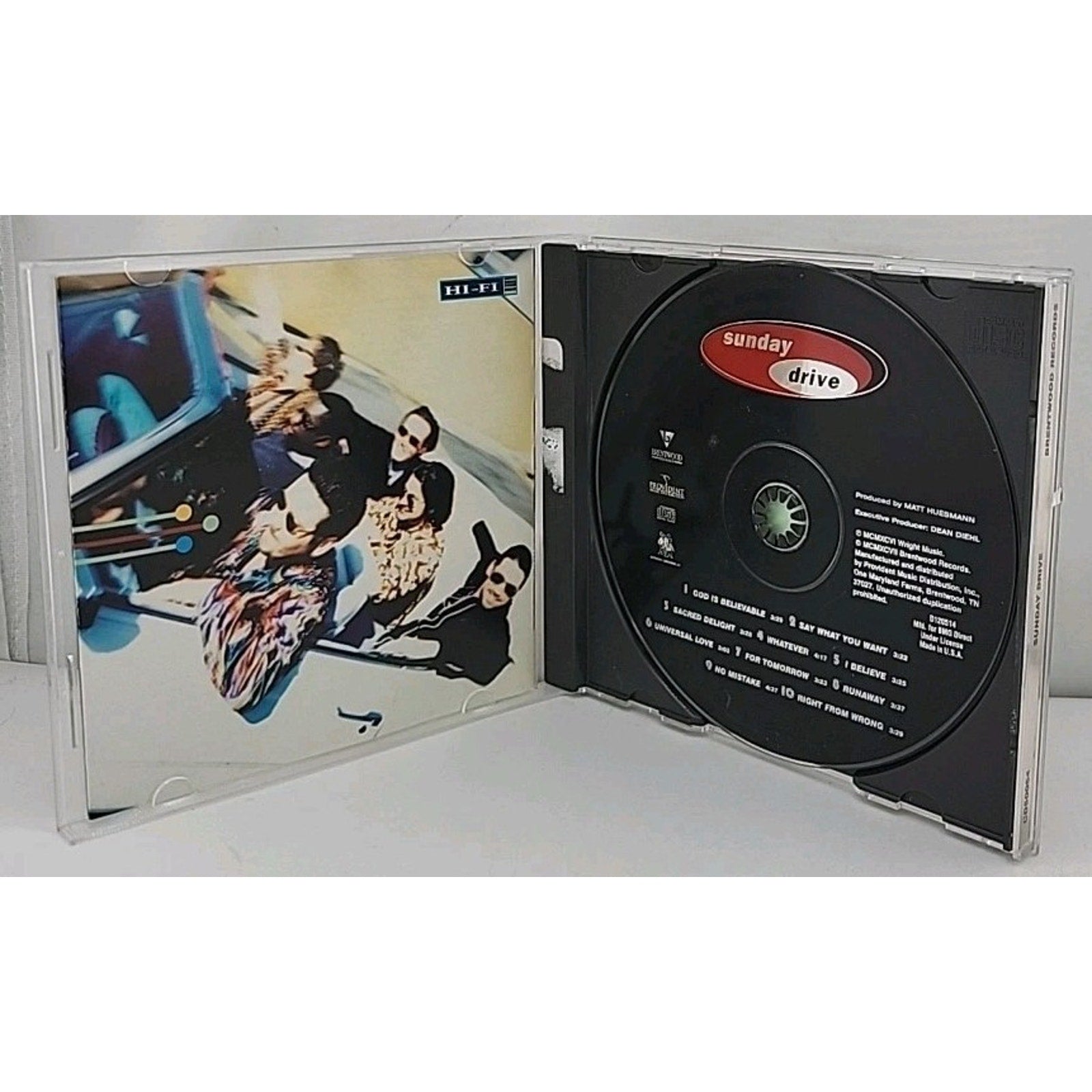 Sunday Drive by Sunday Drive CD Christian Pop Album 1996