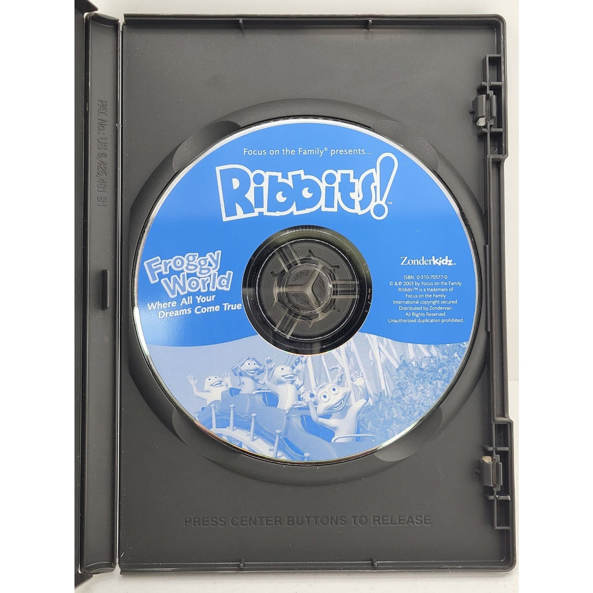Ribbits! Froggy World Where All Your Dreams Come True DVD