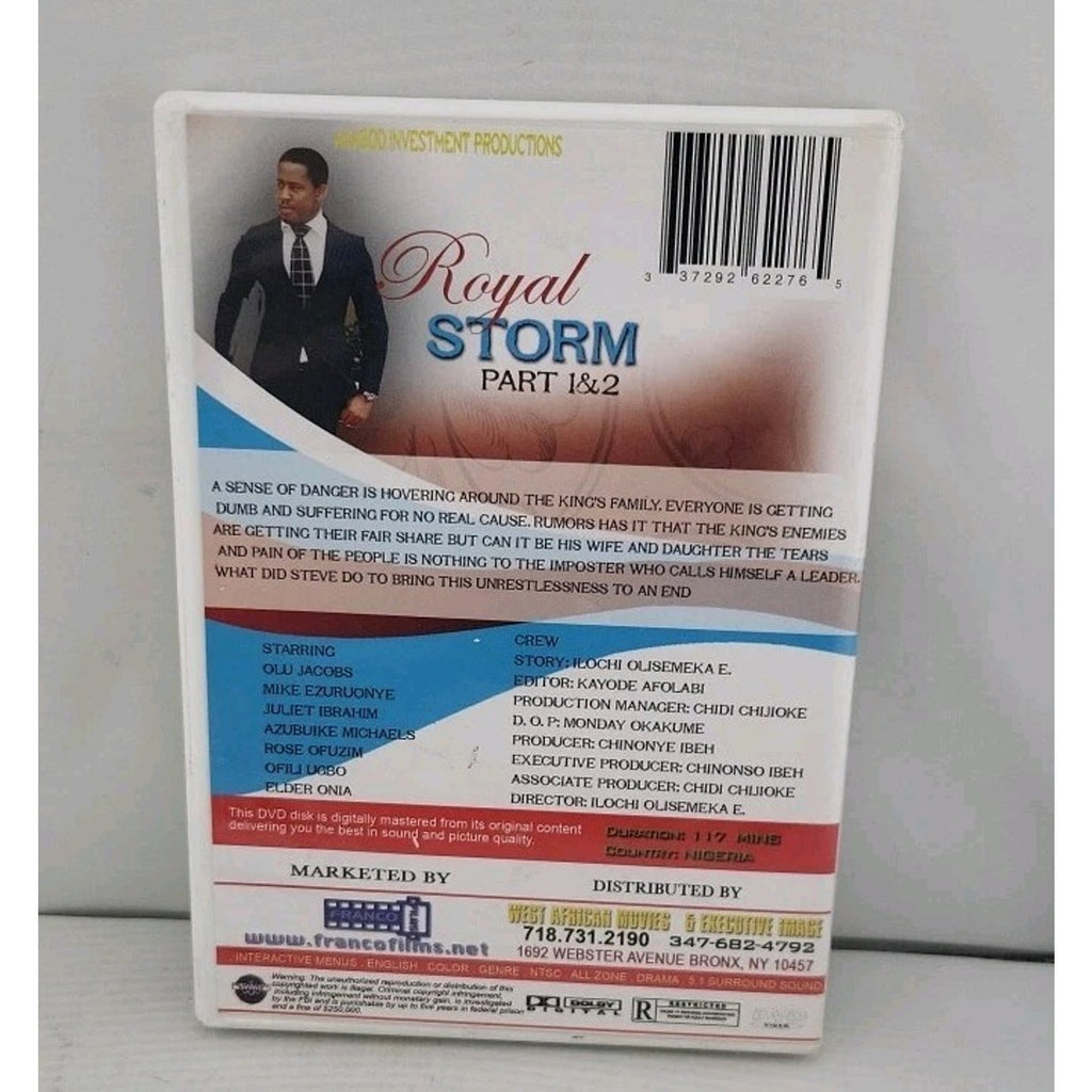 Royal Storm Part 1 & 2 DVD