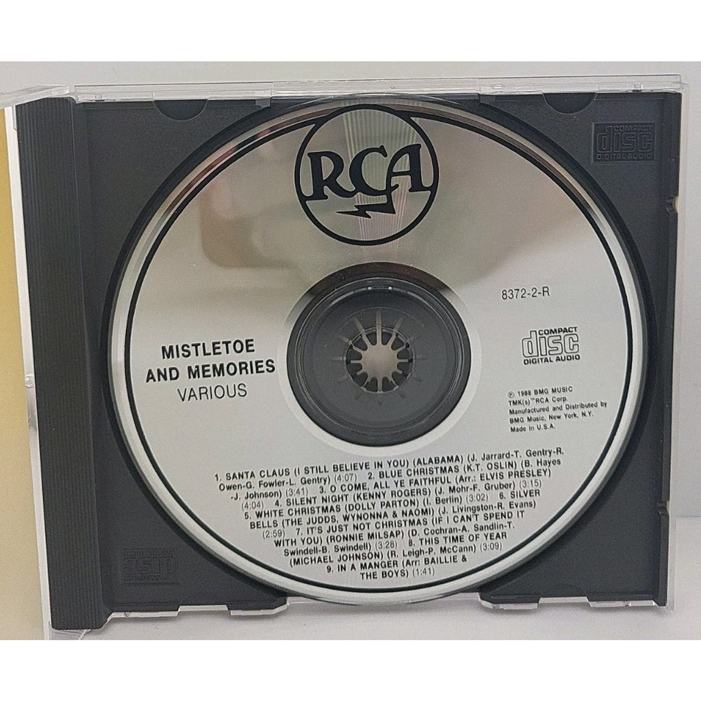Mistletoe & Memories by Various Artists (CD, Oct-1990, RCA)