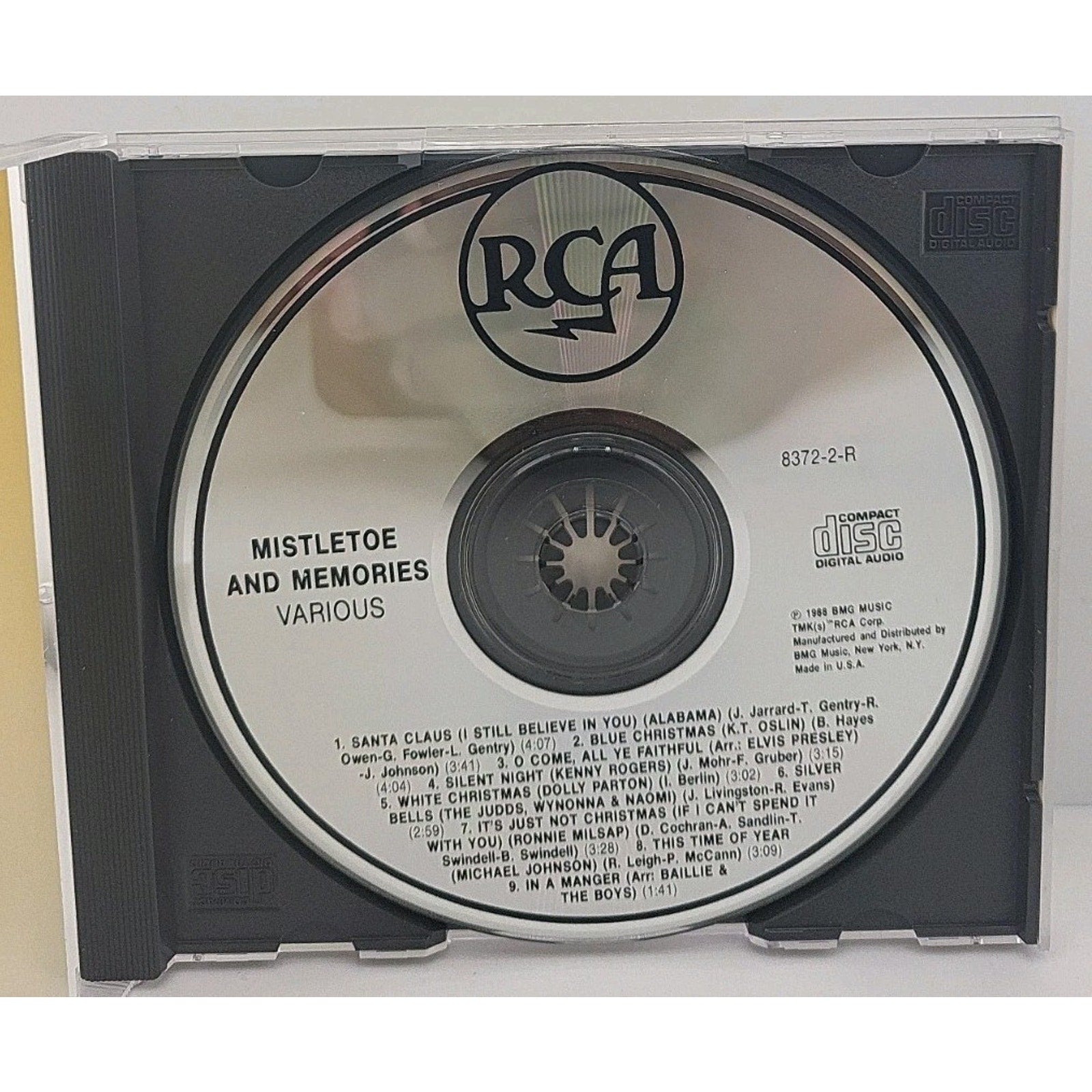Mistletoe & Memories by Various Artists (CD, Oct-1990, RCA)