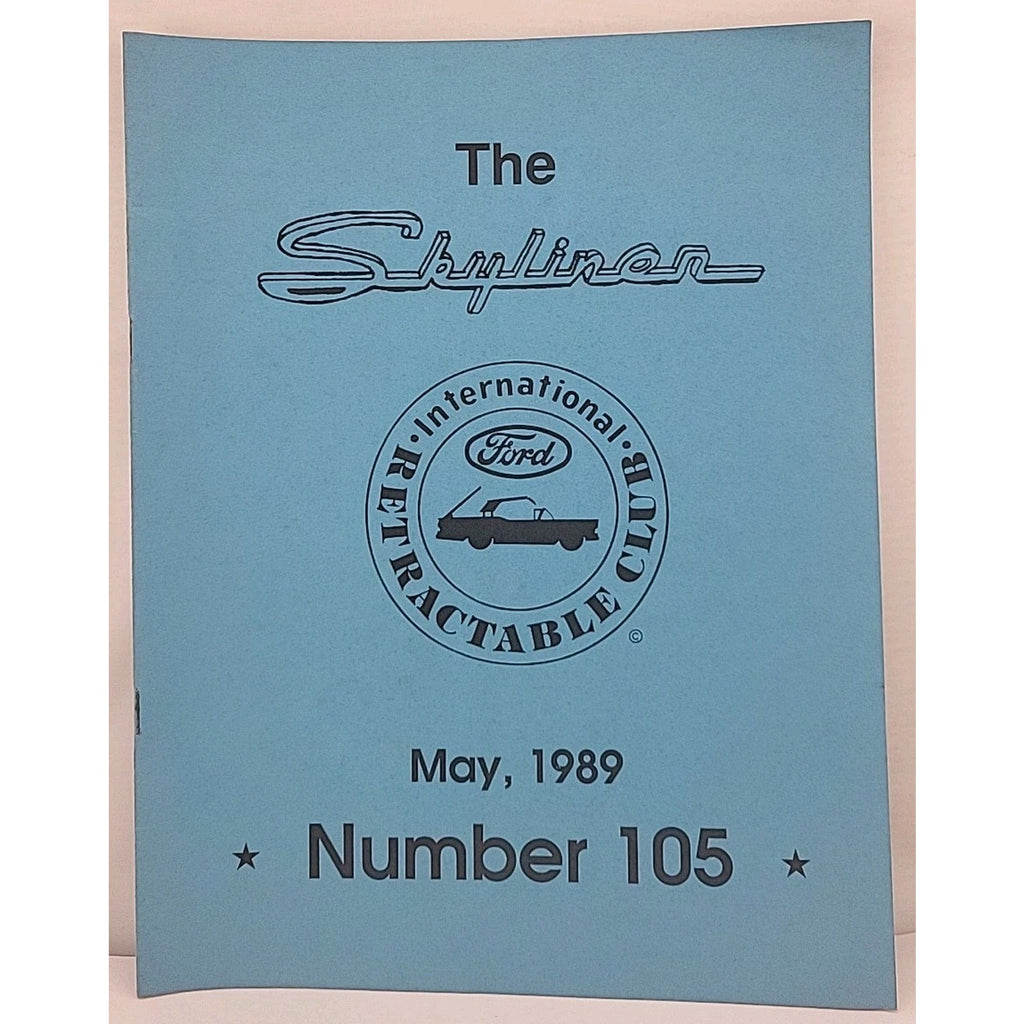 The Skyliner - International Retractable Club - May 1989 Number 105