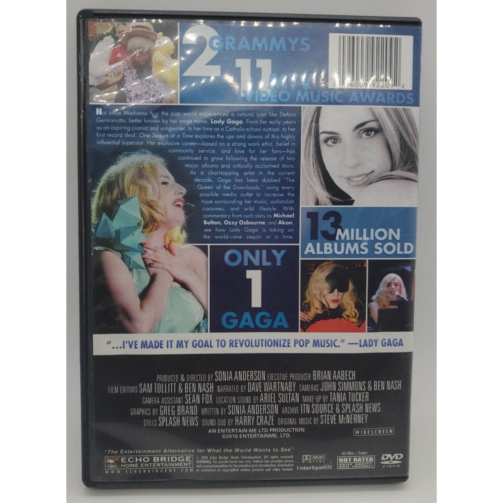 Lady Gaga: One Sequin at a Time (DVD, 2010)