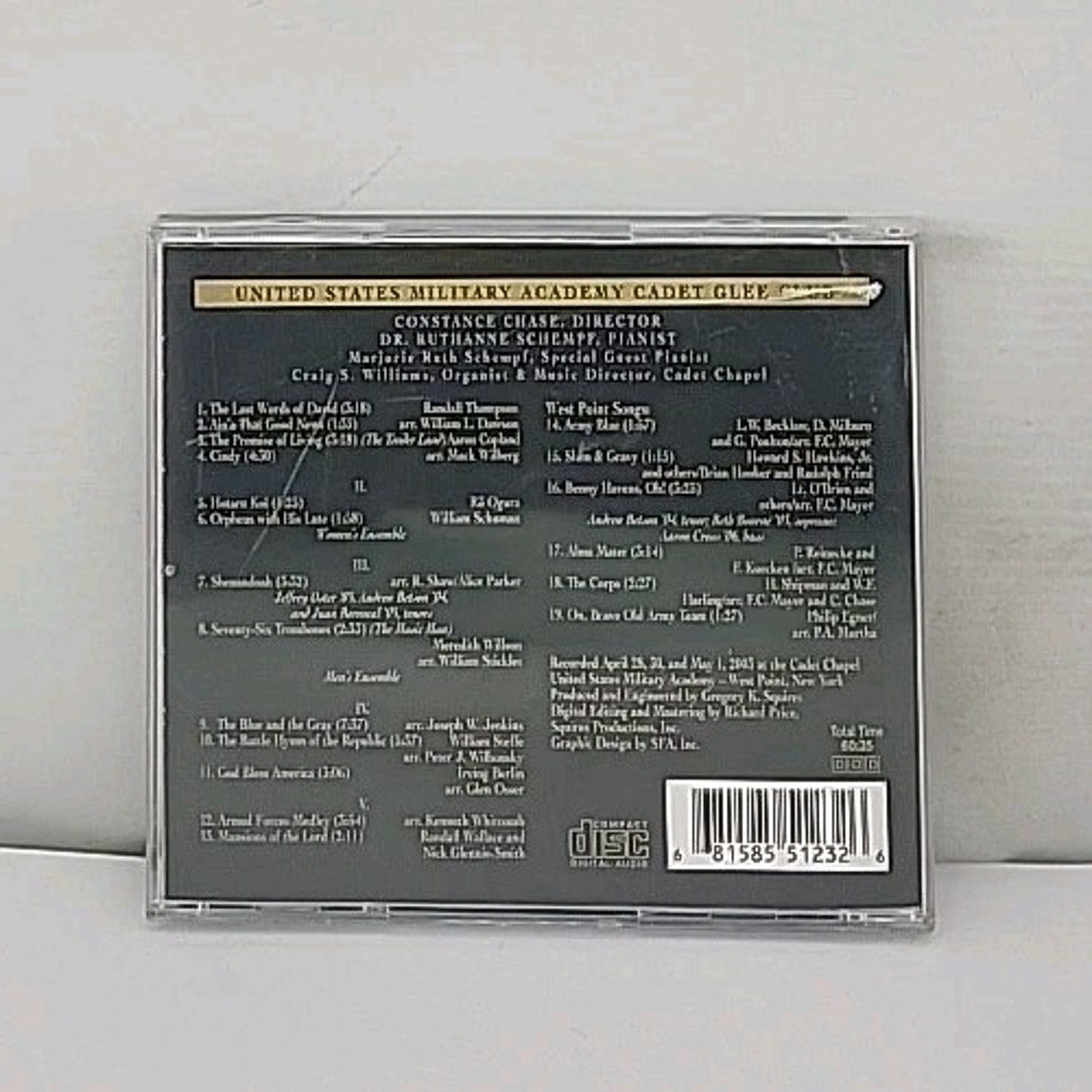 Voice of the Corps CD - The Cadet Glee Club - West Point U.S. Military Academy