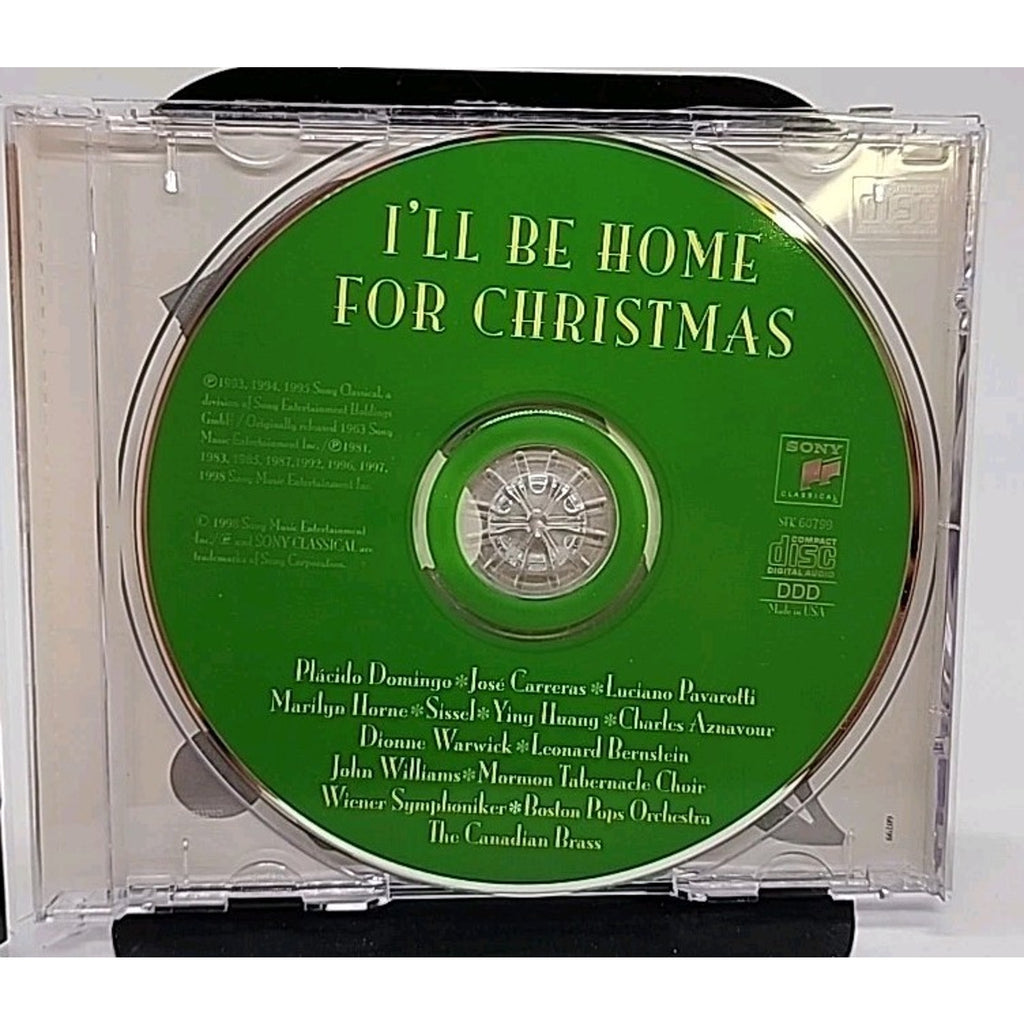I'll Be Home For Christmas: Domingo, Carreras, Pavarotti (CD, 1998, Sony)