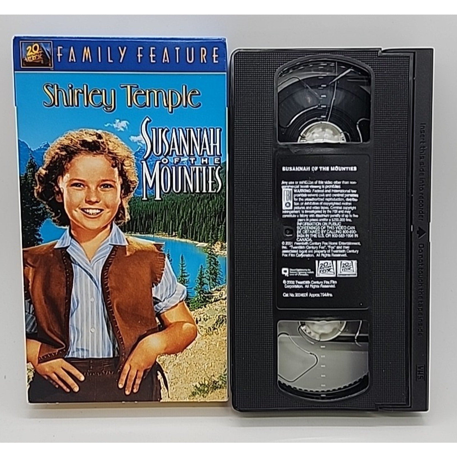 Susannah of the Mounties Shirley Temple (VHS, 2002)