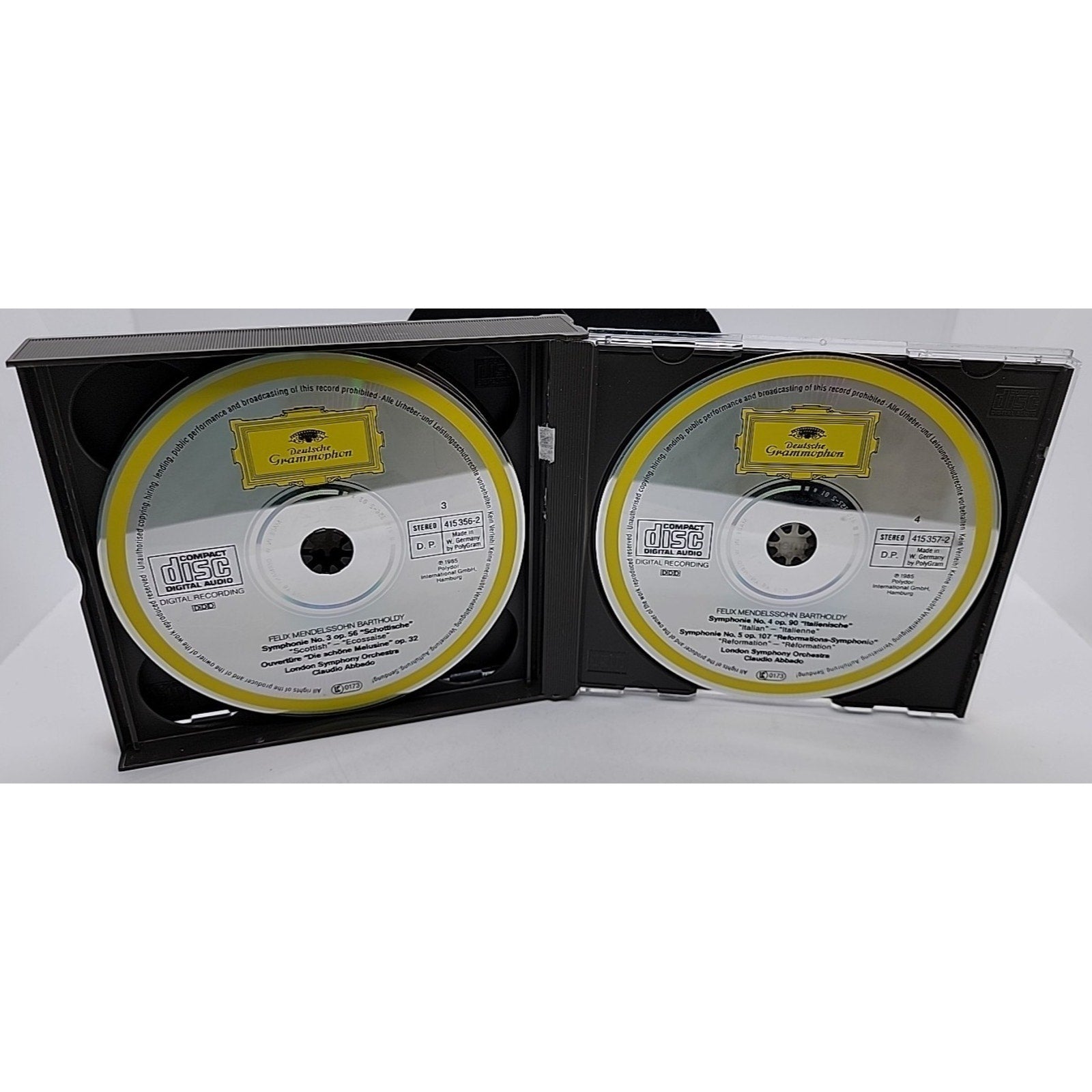 CD Mendelssohn: 5 Symphonien, Ouvertüren