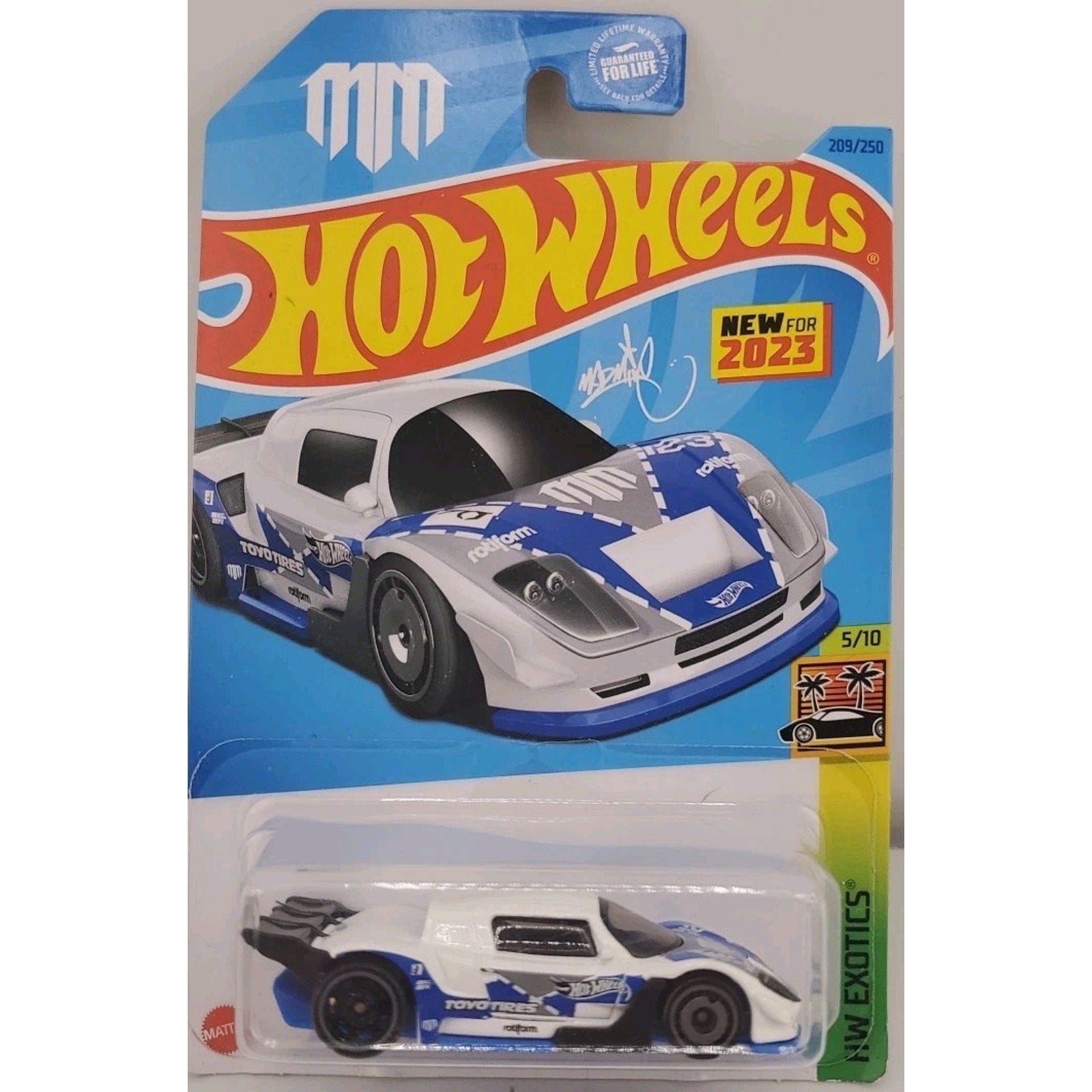 2023 Hot Wheels HW Exotics 5/10 Mad Mike Drift Attack 209/250
